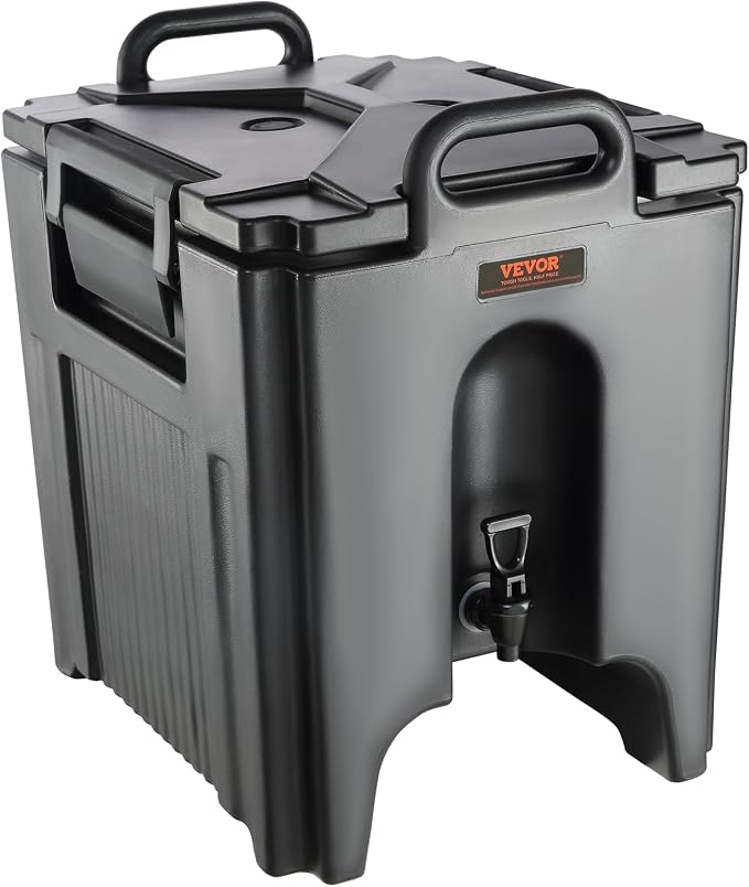 VEVOR Insulated Beverage Dispenser, 10 Gallon, Food-grade LL9450UP Hot and Cold - Image 9