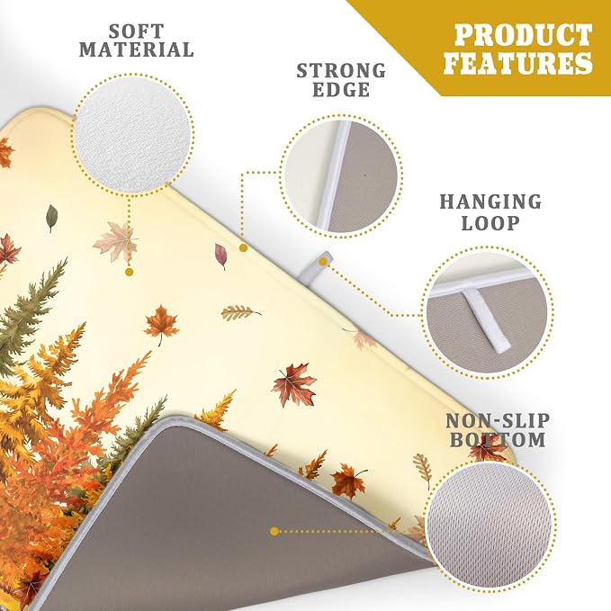 Autumn Forest Dish Drying Mat - Image 4