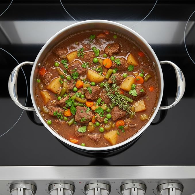 KEAWELL K3 Premium 8-Quart Tri-Ply Stainless Steel Stockpot - Image 4