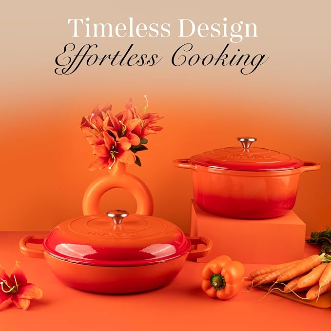Shallow Cast Iron Casserole - Image 2