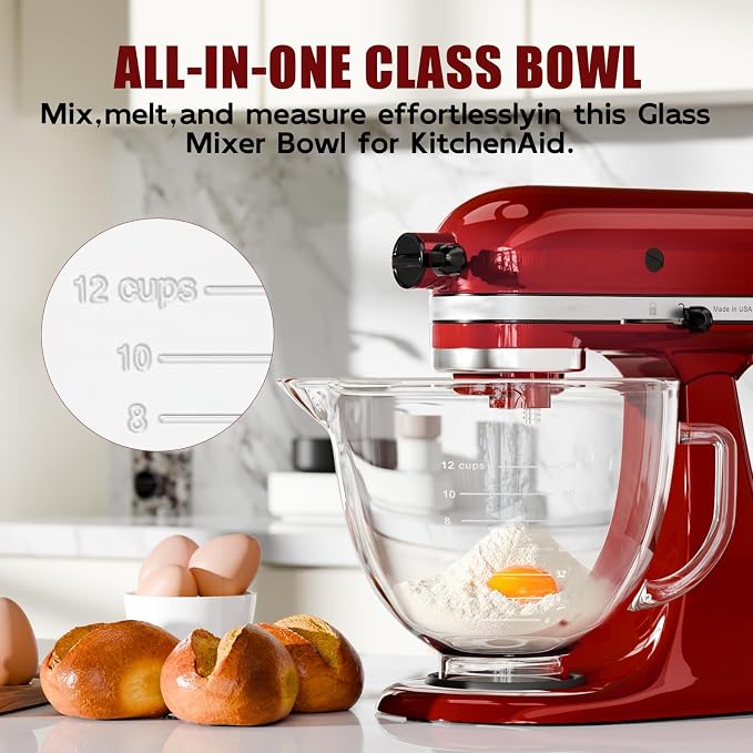 Double-layer Thickened Glass Mixer Bowl - Image 4