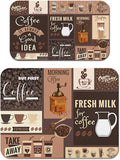 Dish Drying Mat for Kitchen Counter 2 Pack by Unknown