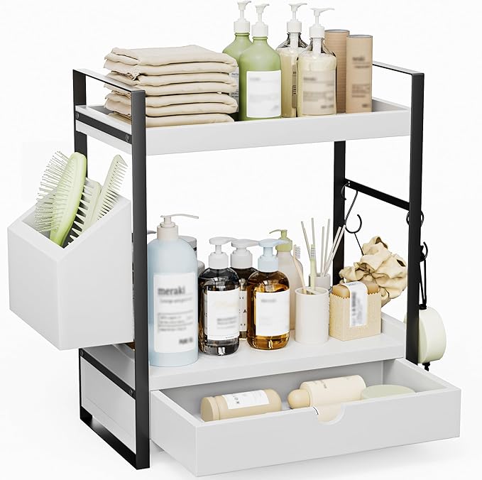 2-Tier Bathroom Counter Organizer by Unknown