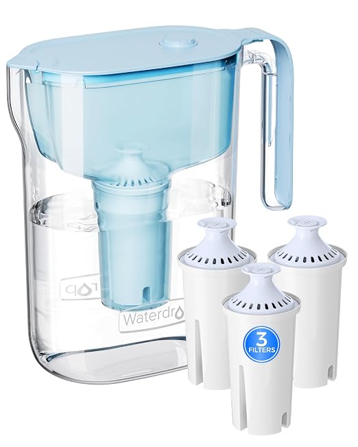 Waterdrop PT-11BL 7-Cup Alkaline Water Filter Pitcher by Waterdrop