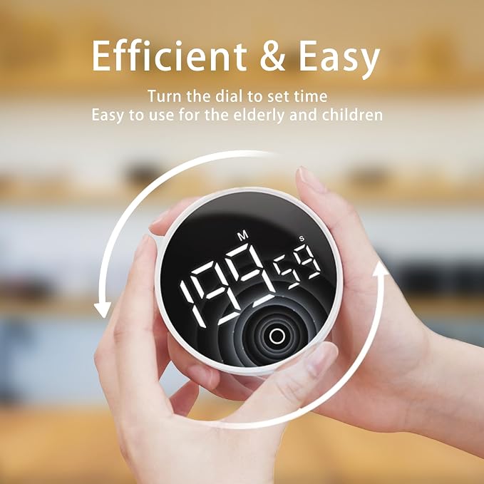 Digital Kitchen Timers, Visual timers Magnetic Countdown Countup Timer Large - Image 6