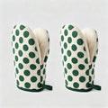 1 Pair Mini Oven Mitts, High Heat Resistant Oven Gloves, Kitchen Short Oven Mit by CoekMoed