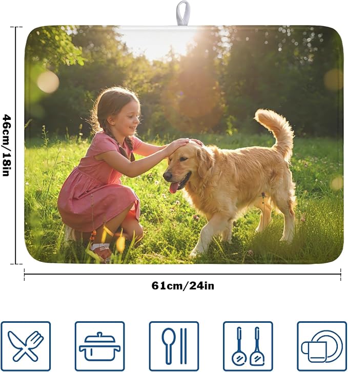 Customized Personalized Dish Drying Mat - Image 2