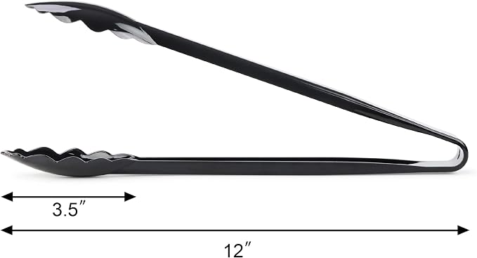 New Star Foodservice 35513 Utility Tong, High Heat Plastic, 12 inch - Image 3