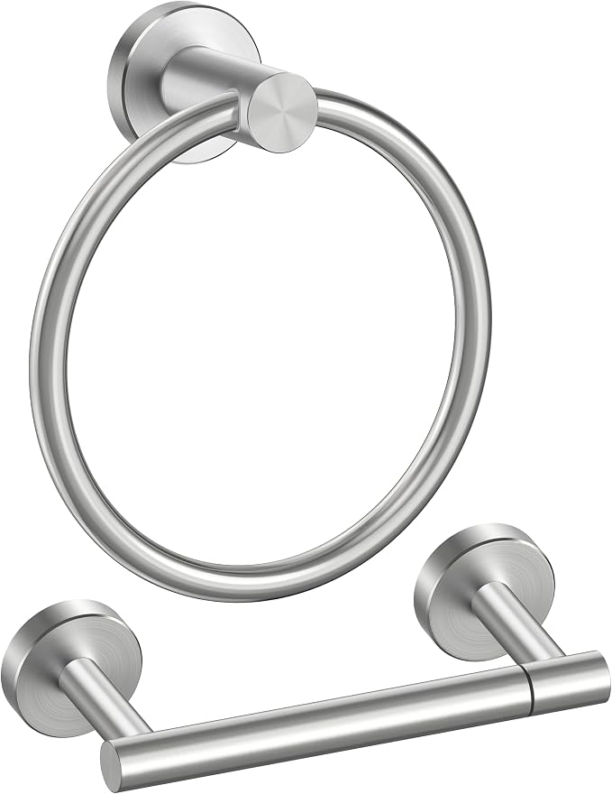 FORIOUS Toilet Paper Holder Wall Mount, SUS304 Stainless Steel Double Post by FORIOUS