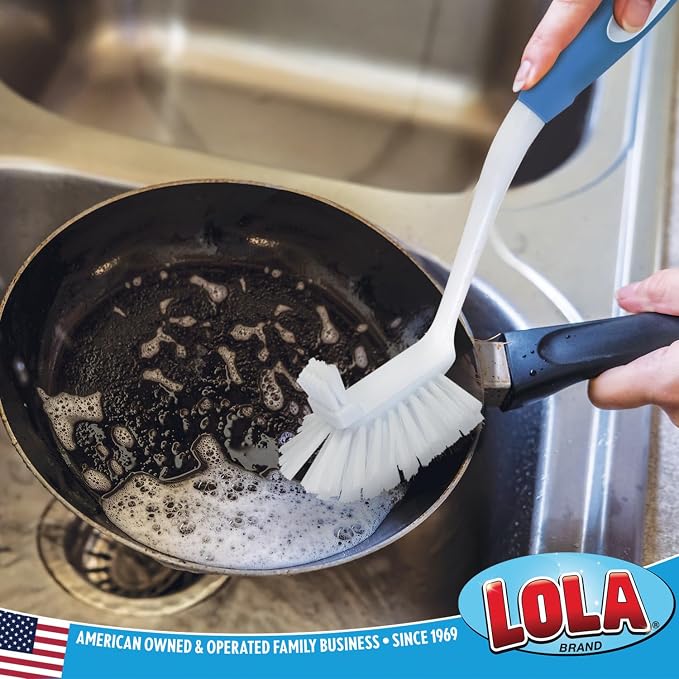 LOLA Pro Utility All Purpose Kitchen Cleaning Brush, 36 Pack, Durable Bristles - Image 2