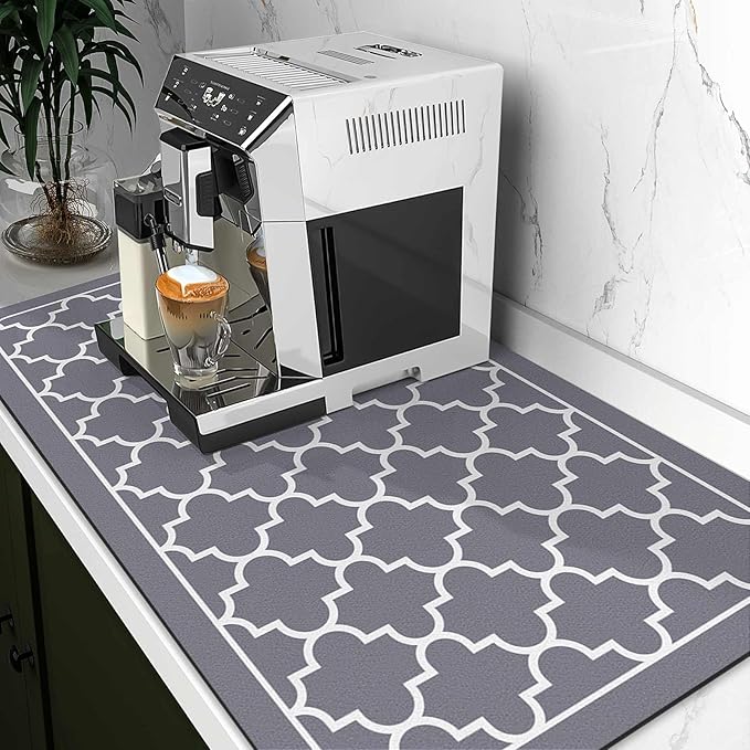 WISELIFE Dish Drying Mat Super Absorbent Drying Mat Large Dish Drying Mats - Image 2