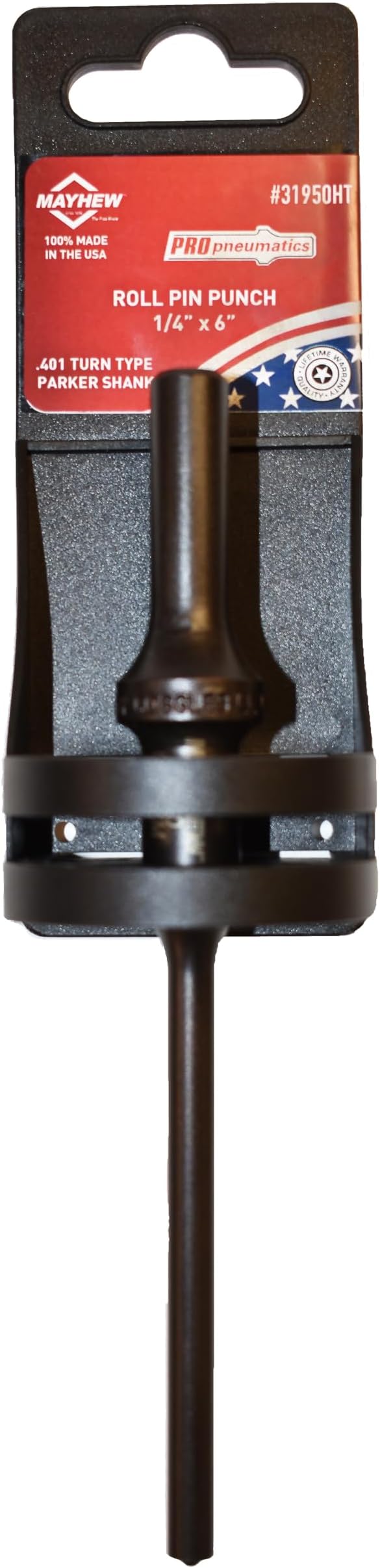 Mayhew Tools 31951HT Pneumatic Roll Pin Punch, 5/16" x 6" Hang Tag by Mayhew
