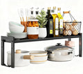 Expandable Cabinet Shelf Organizer 16-26" L Stackable Kitchen Counter Shelf by Urhomeyplus