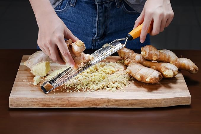 Deiss PRO Lemon Zester & Heavy Duty Cheese Grater & Vegetable Grater - Image 7