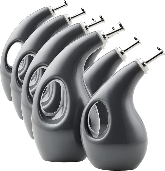 Rachael Ray Serveware Ceramic EVOO Oil and Vinegar Dispensing Bottle Set by RachaelRayKitchenware