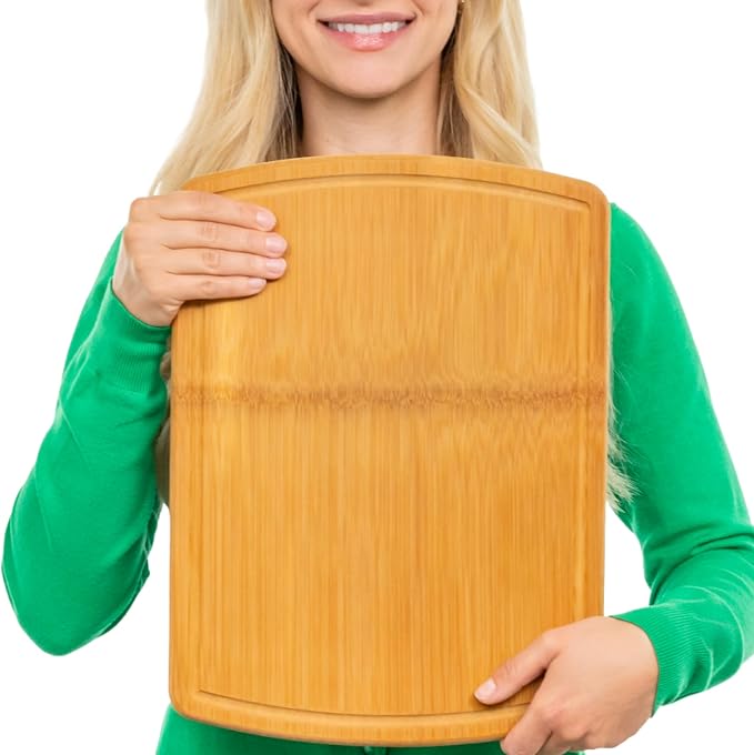 Bamboo Cutting Board – 15 Inch Wood Cutting Boards - Image 7