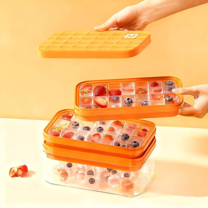 Effortless Ice Cube Tray, One-Second Release Ice Maker - Image 2