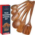 Teak Wooden Utensil Set 6-Piece by CulinaryCouture
