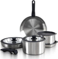 GOURMETIFIC® Stainless Steel Cookware Set by Unknown