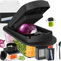 12 Blade All-in-1 Vegetable Chopper Mandoline Slicer by ukeetap