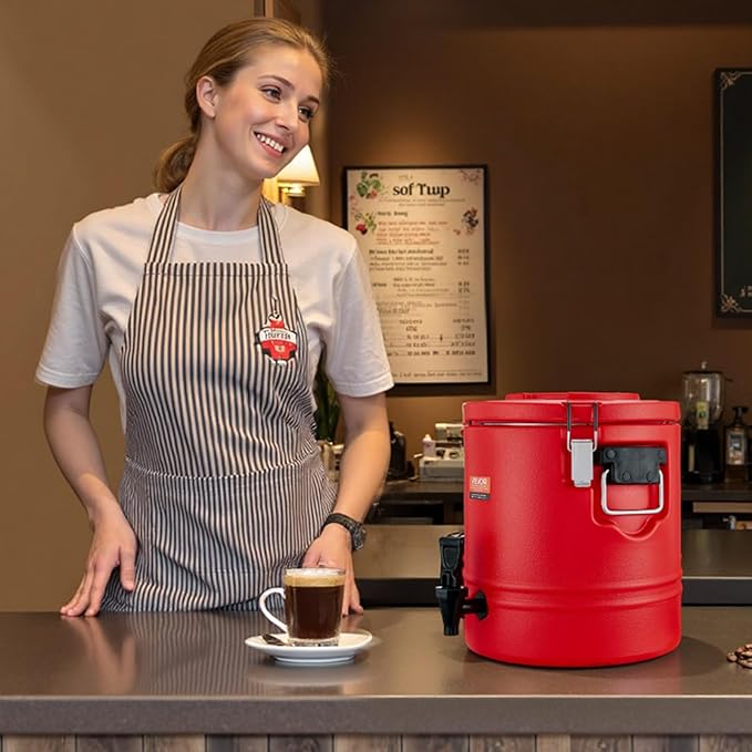 VEVOR Insulated Beverage Dispenser, 3 Gal/11.4L Thermal Hot and Cold Drink - Image 8