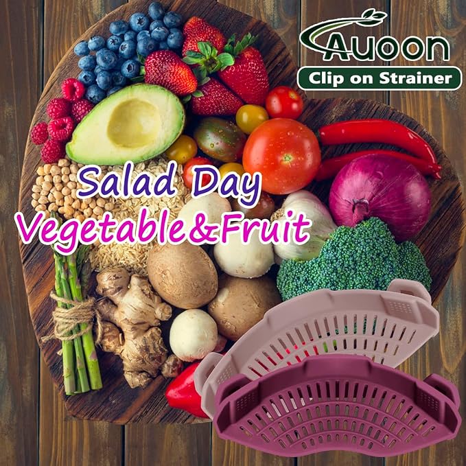 AUOON Clip on Strainer for Pots and Pans - Image 5