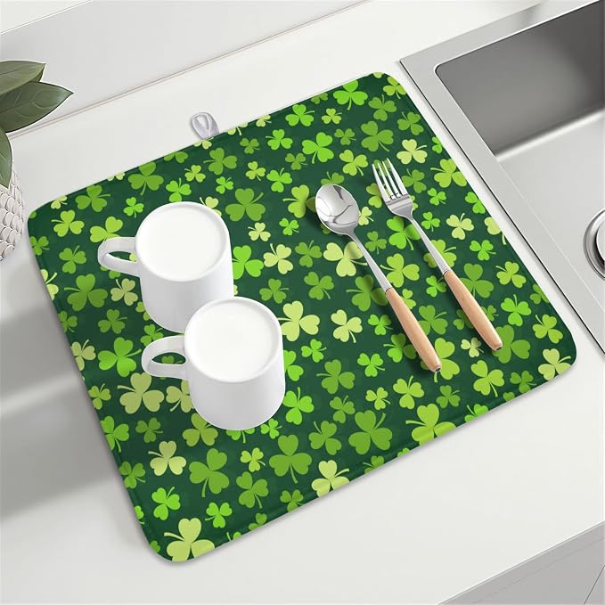 St. Patrick's Day Dish Drying Mat - Image 8
