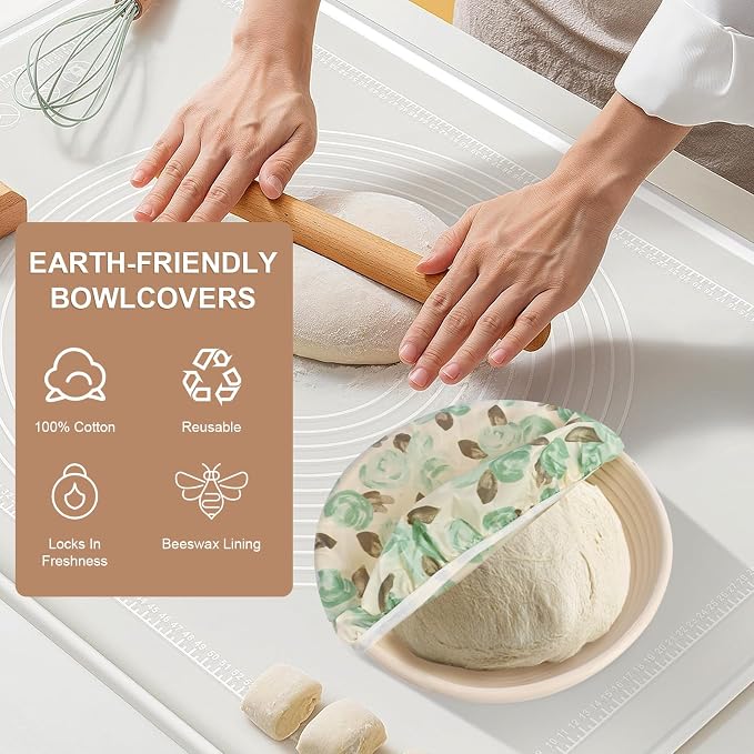 Reusable Bowl Covers for Bread Proofing - Image 5