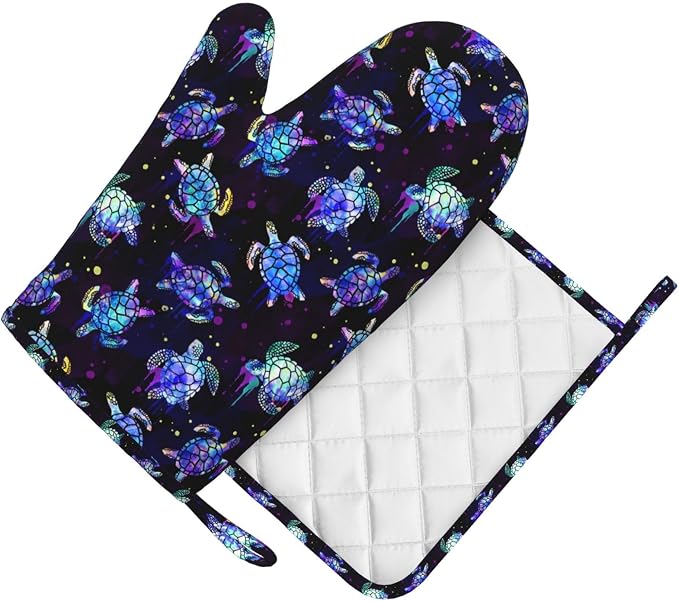 Sea Turtle Oven Mitts and Pot Holders Set - Image 8