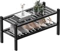 ROMGUAR CRAFT 2 Tier Bamboo Shoe Rack by ROMGUAR+CRAFT