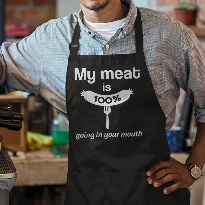 SANDJEST Funny Mens Aprons - Image 5