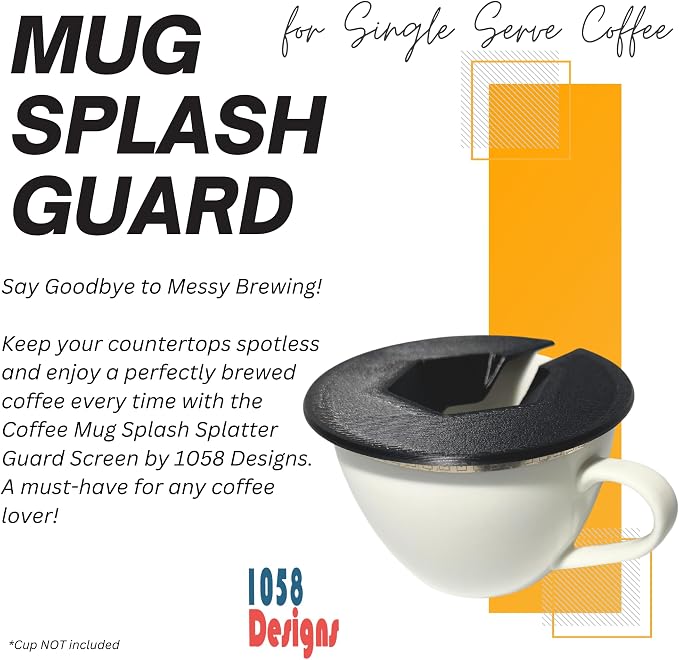 Coffee Mug Cup Splash Splatter Guard Screen compatible - Image 2