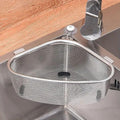 Stainless Steel Over-The-Corner-Sink Colander | Fine Mesh Strainer