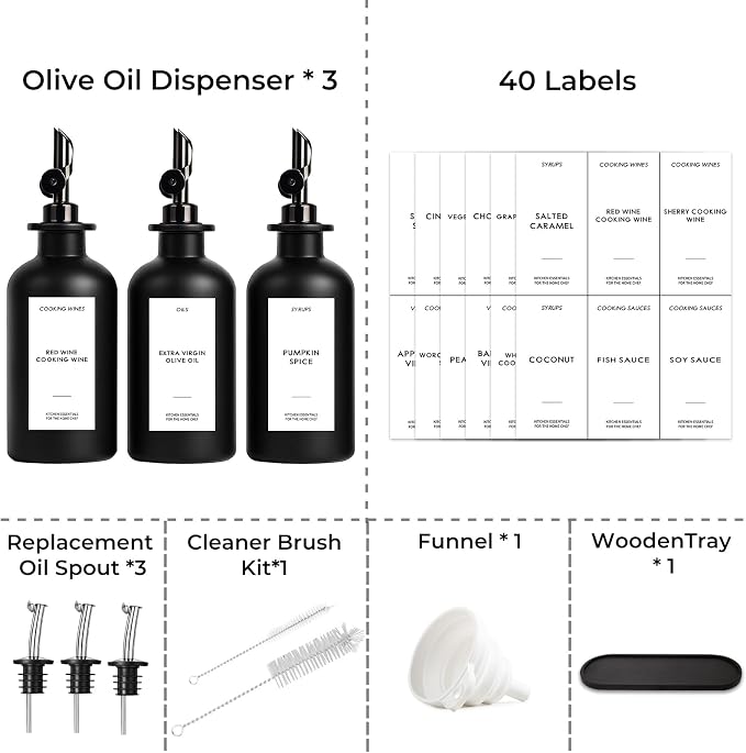 3PCS Olive Oil Dispenser Bottle - Image 4