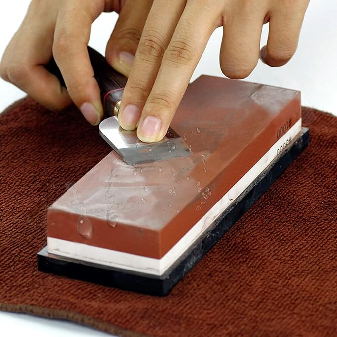 Knife Sharpening Stone Kit – 400/1000 3000/8000 Grit Wet Kitchen Whetstone - Image 6