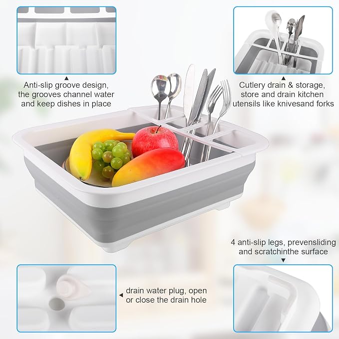 Collapsible Dish Drying Rack - Image 4