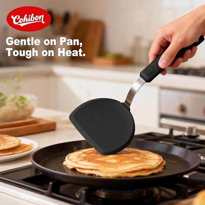 Silicone Spatula Set, Spatulas Silicone Heat Resistant Mixed 5 Piece Kitchen - Image 3