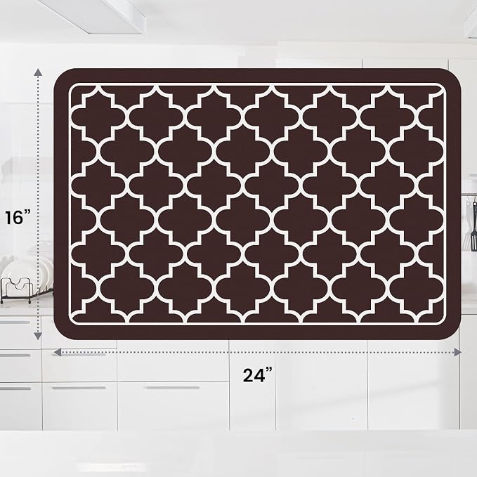 WISELIFE Dish Drying Mat Super Absorbent Drying Mat Large Dish Drying Mats - Image 3