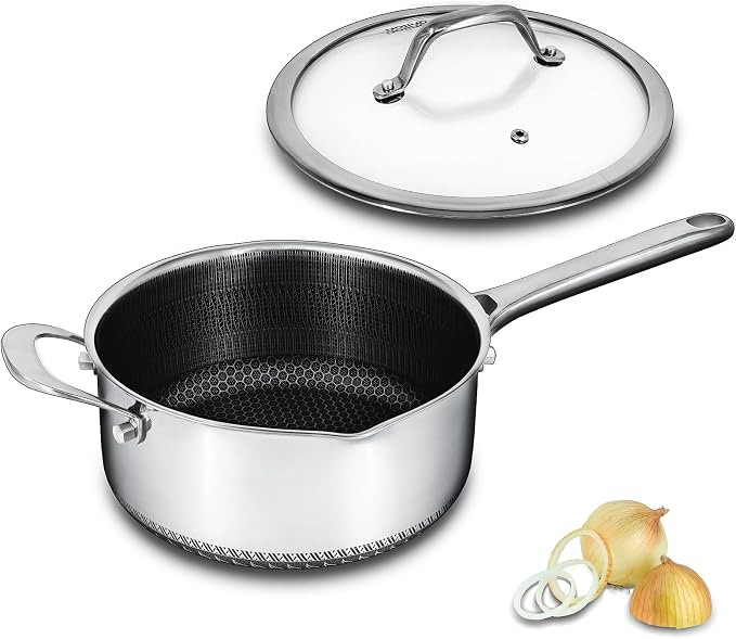 Hybrid Nonstick 4 QT Saucepan by Unknown