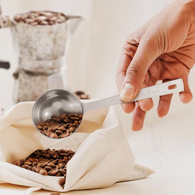 Flezoo 4Pcs Coffee Scoop Spoon - Image 7