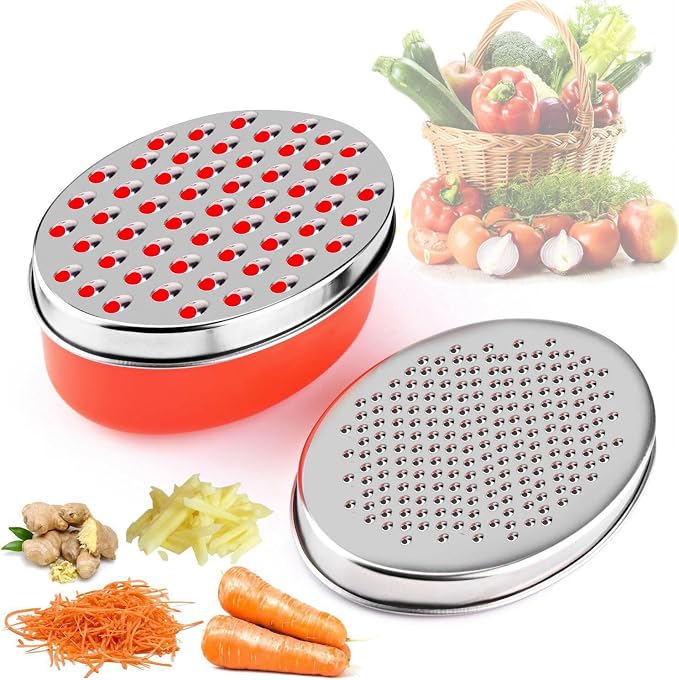 Kunovo Cheese Grater With Airtight Storage Container, cheese shredder&vegetable by Kunovo