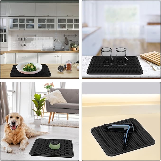 ZLR 2 Pcs Large Silicone Dish Drying Mat - Image 9