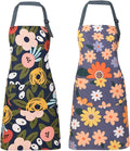 2 Pack Floral Apron for Women by ARBINSON