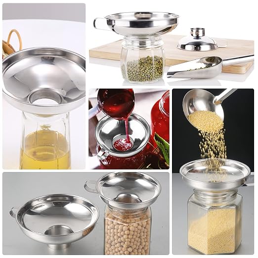 Canning Funnel for Kitchen Use, Wide Mouth Funnel for Mason Jars, Large Canning - Image 3