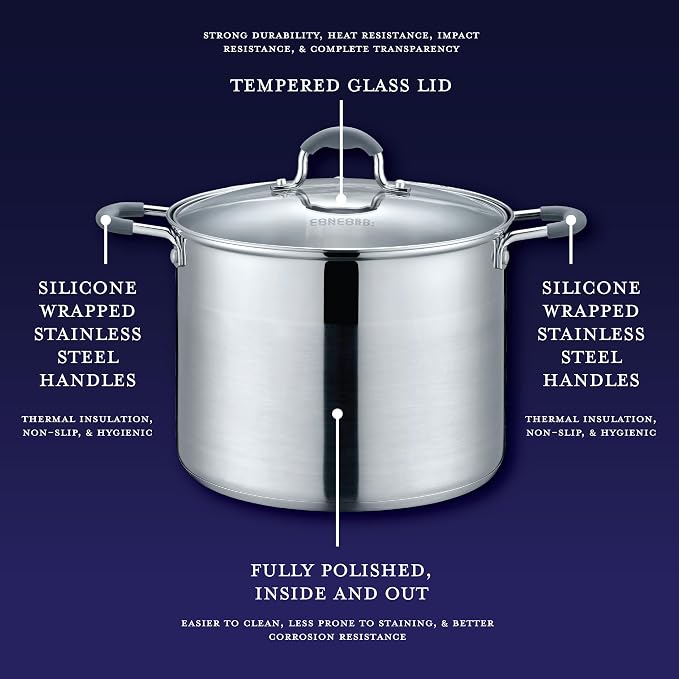 CONCORD Stainless Steel Stock Pot - Image 4