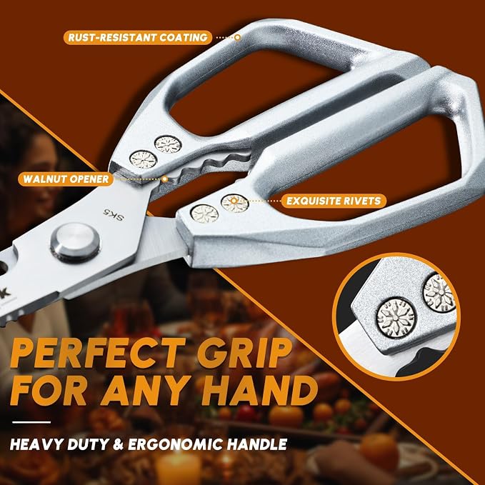HUUSK Kitchen Scissors and Vegetable Peeler Set - Image 4