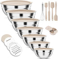 ENVTEK 7-Piece Stainless Steel Mixing Bowls Set by ENVTEK