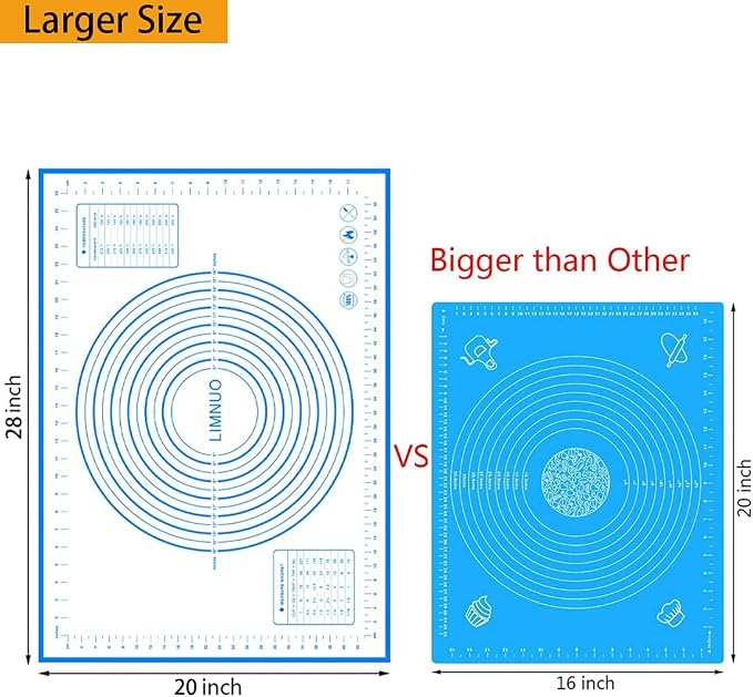 Silicone Baking Mat，Non Stick Rolling Dough - Image 5