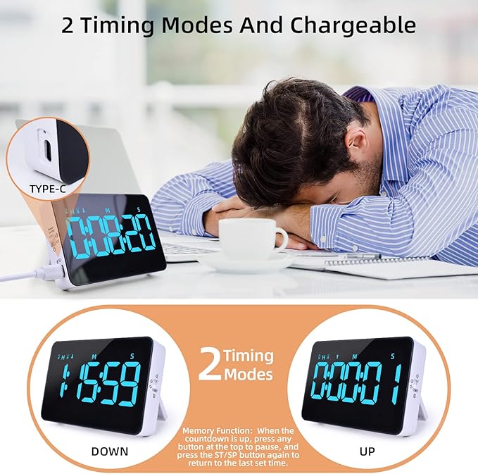 Rechargeable Digital Kitchen Timer - Image 2