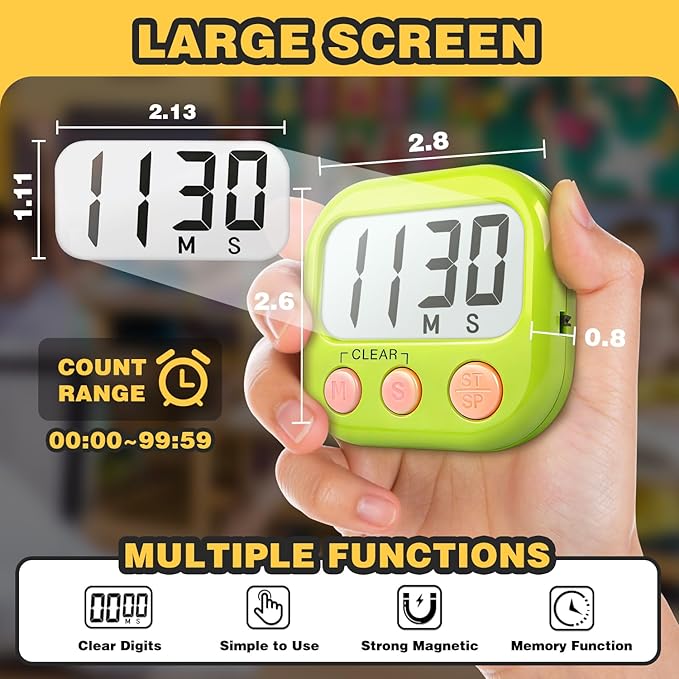 Classroom Timers for Teachers Kids Large Magnetic Digital Timer Teacher - Image 4